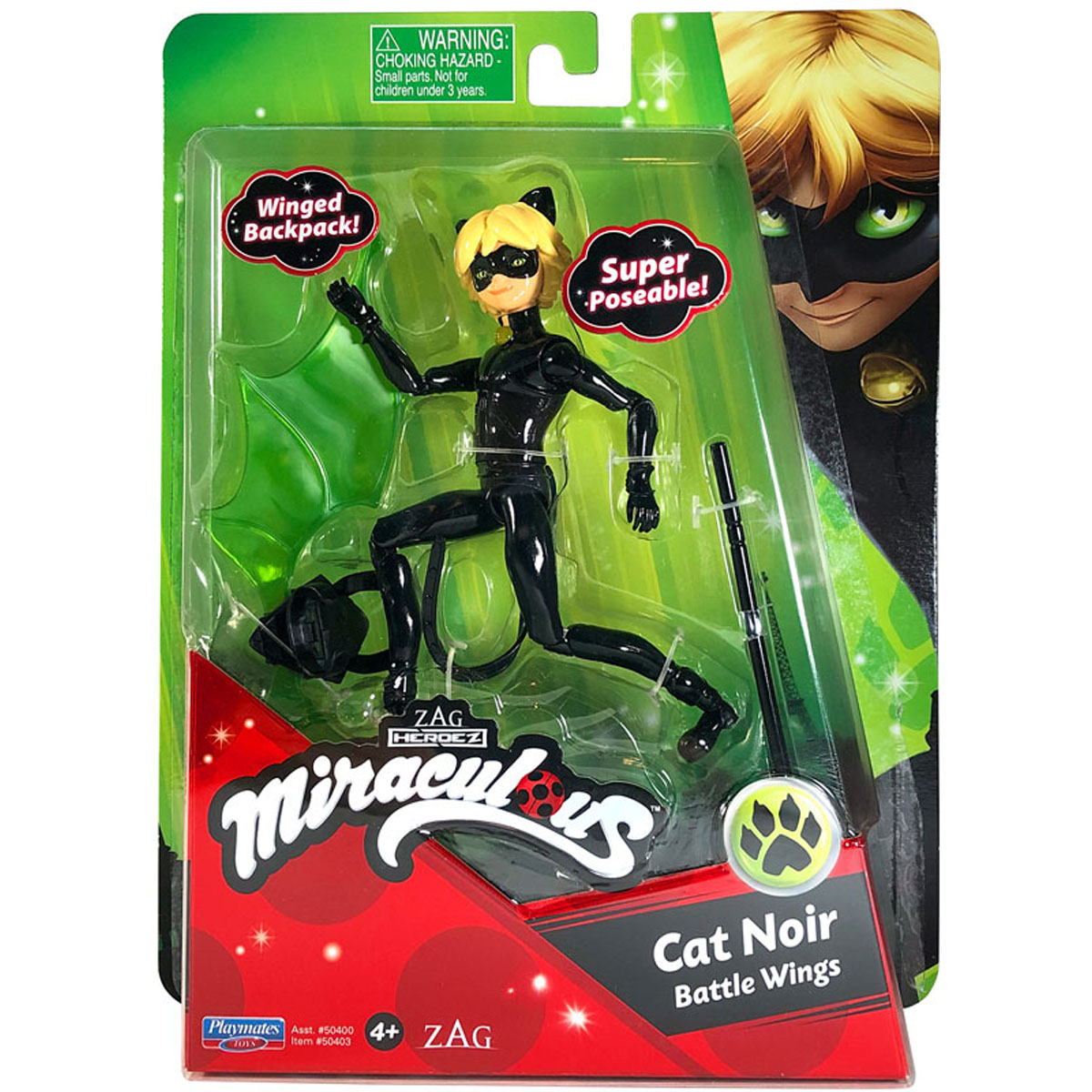 The Purrfect Pawrtner” Cat Noir ‐ Playmates Toys